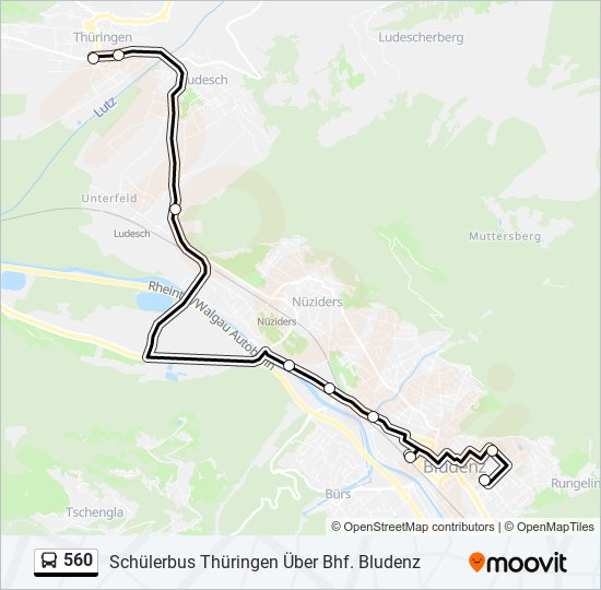 560 Route: Schedules, Stops &amp; Maps - Schülerbus Thüringen Über Bhf ...