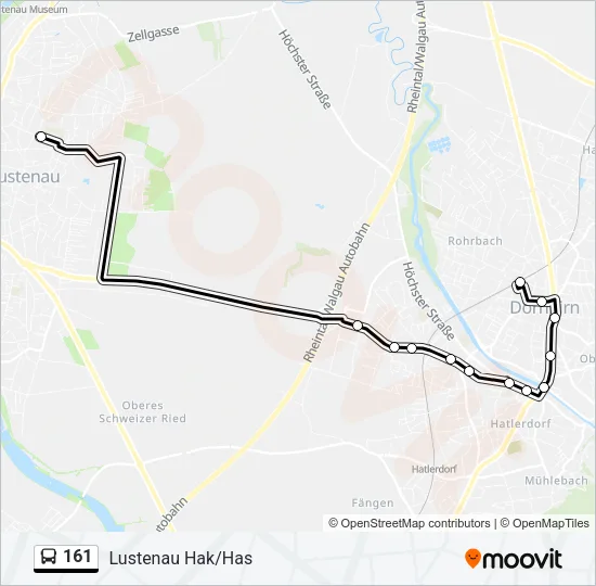 161 Bus Line Map