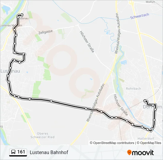 161 Bus Line Map