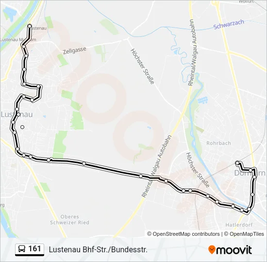 161 Bus Line Map