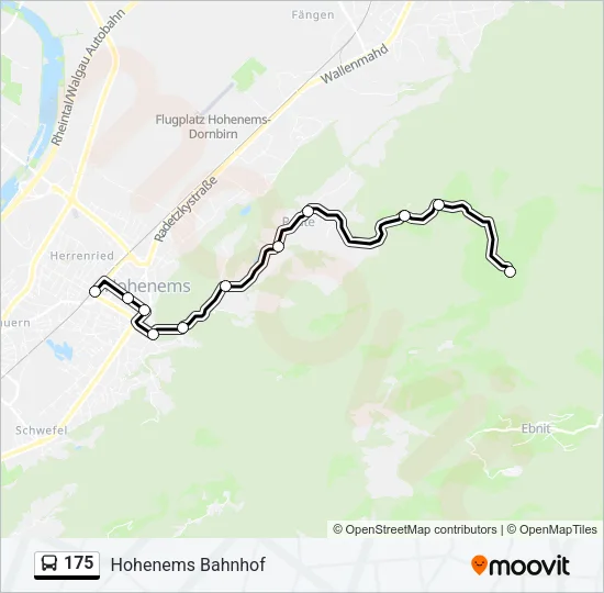 175 Bus Line Map