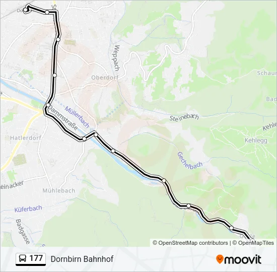 177 Bus Line Map