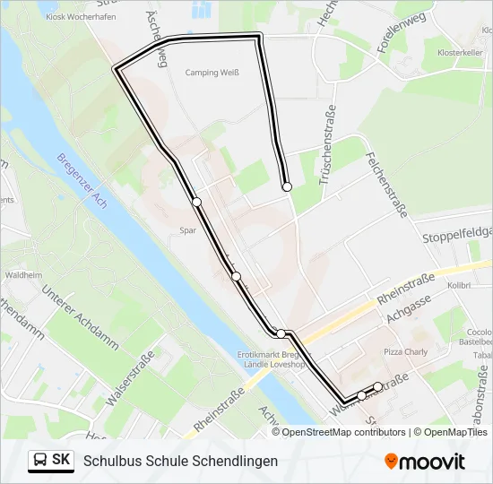 SK Bus Line Map