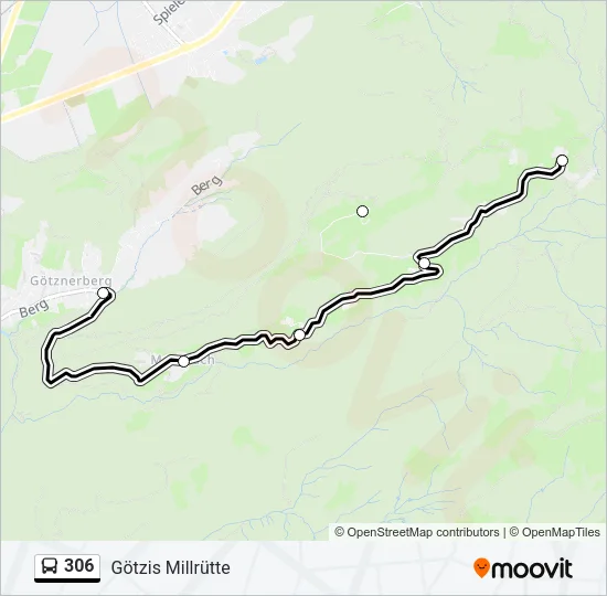 306 Bus Line Map