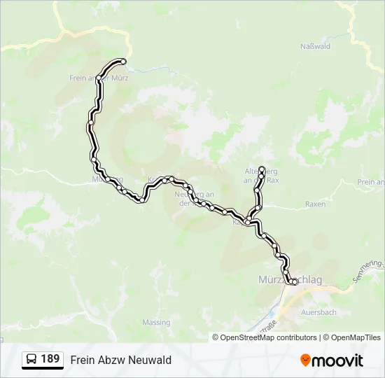 189 Bus Line Map