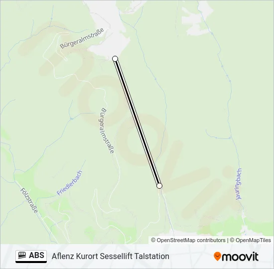 ABS Funicular Line Map