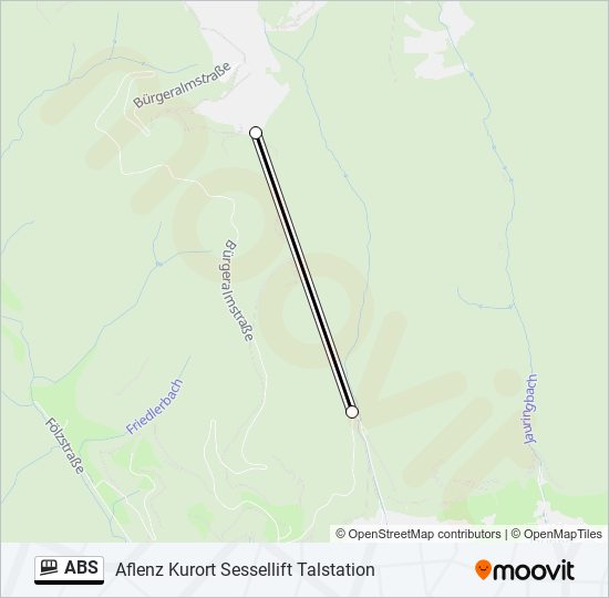 ABS funicular Line Map