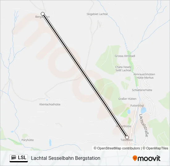 LSL Funicular Line Map