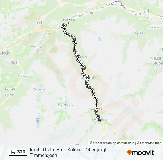 320 Bus Line Map