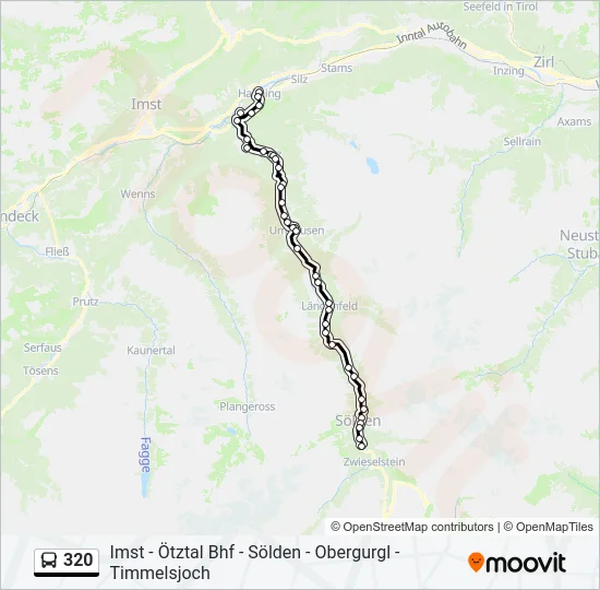 320 Bus Line Map