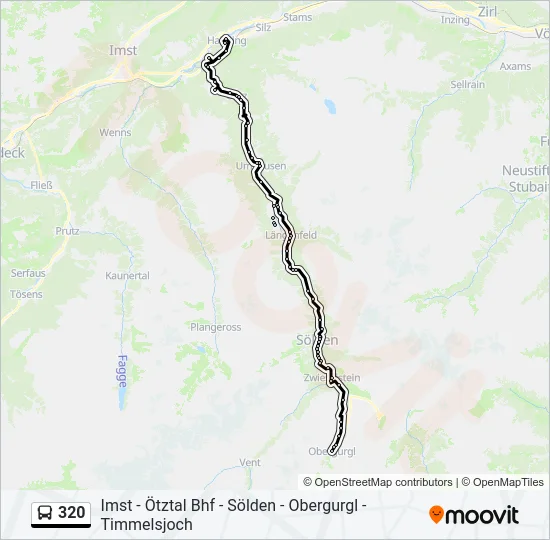 320 Bus Line Map