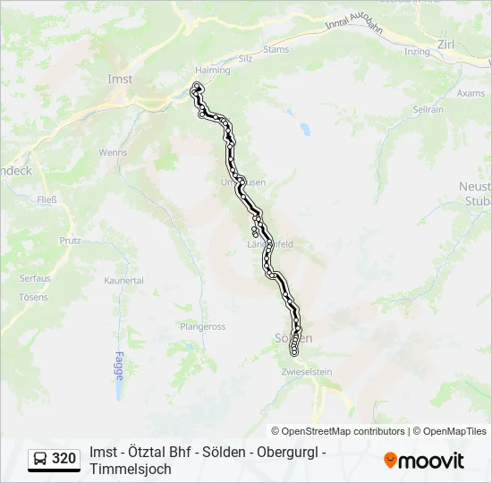 320 Bus Line Map