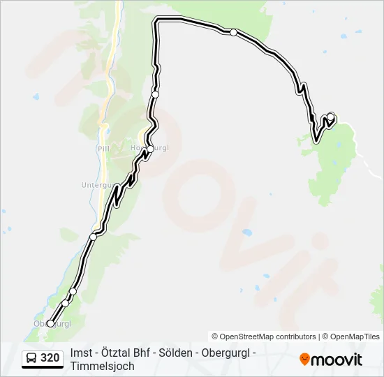 320 Bus Line Map