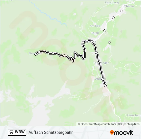 WBW Bus Line Map