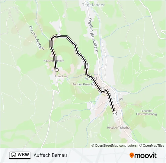WBW Bus Line Map