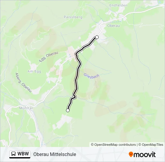 WBW Bus Line Map