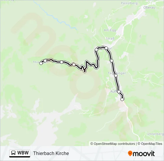 WBW Bus Line Map