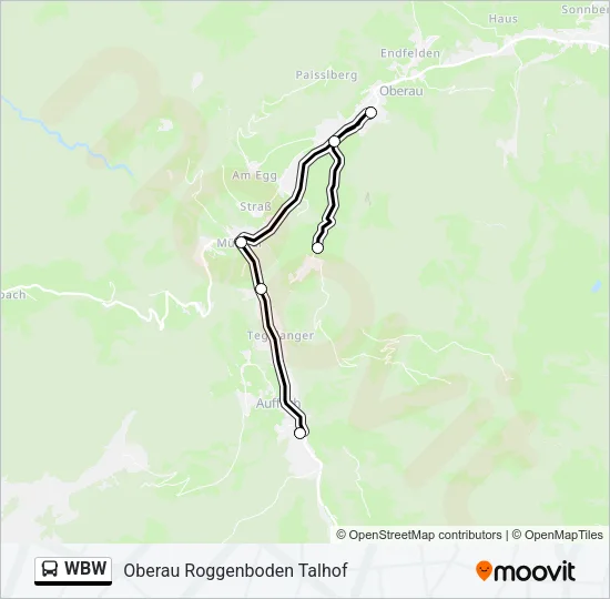 WBW Bus Line Map