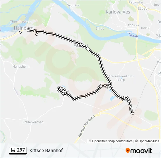 297 Bus Line Map