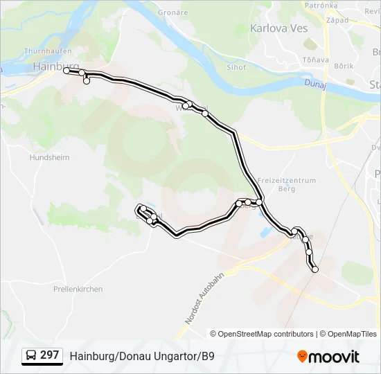 297 Bus Line Map