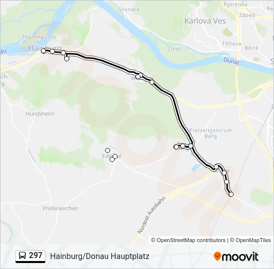 297 Bus Line Map