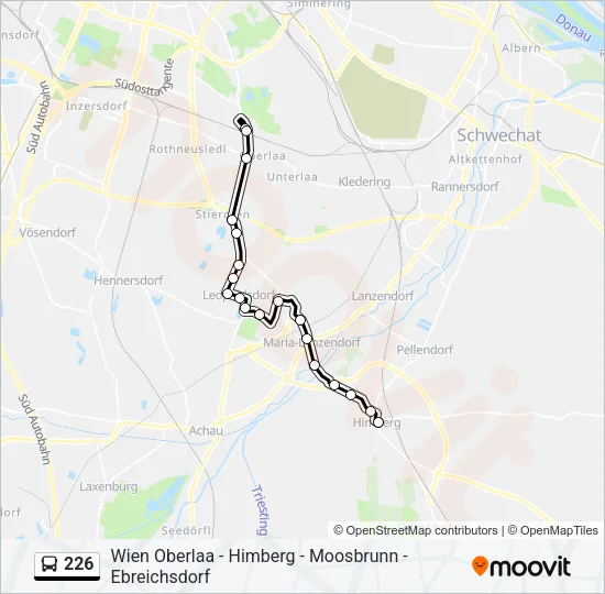 226 Bus Line Map