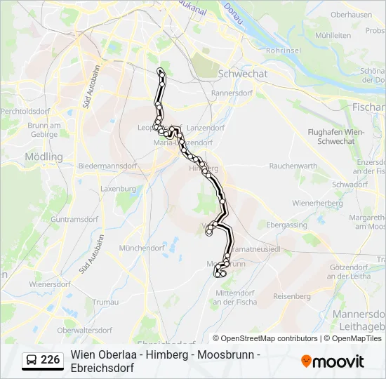 226 Bus Line Map