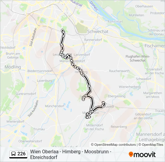 226 Bus Line Map