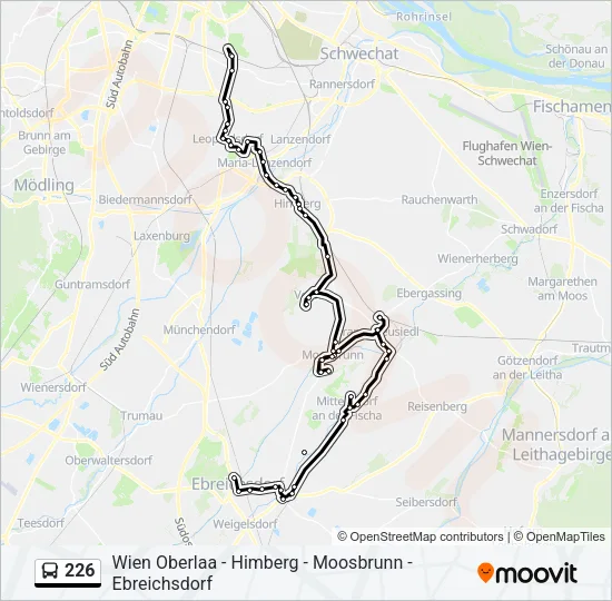 226 Bus Line Map