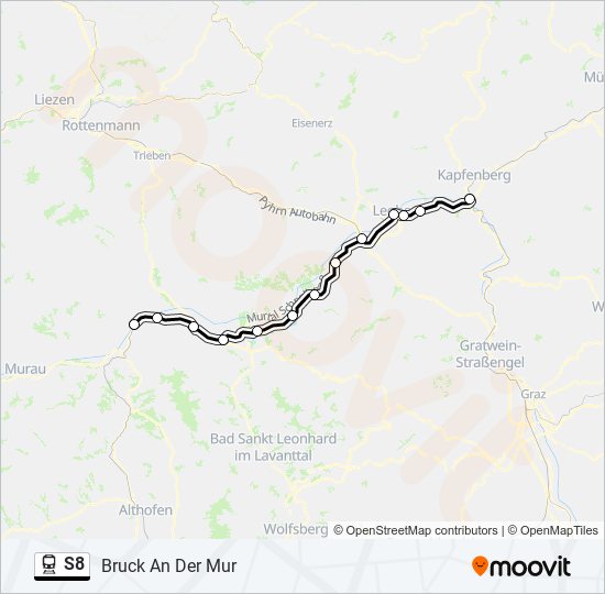 S8 train Line Map