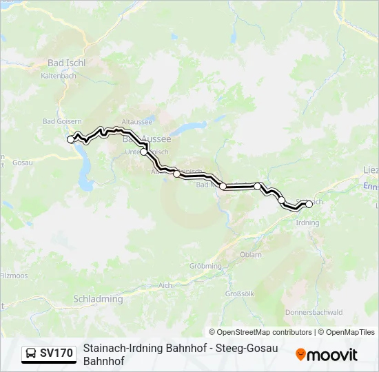 SV170 Bus Line Map