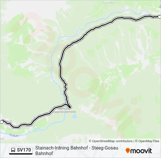SV170 Bus Line Map