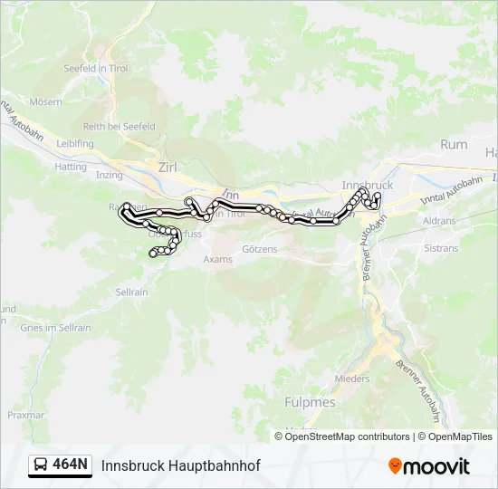 464N  Line Map