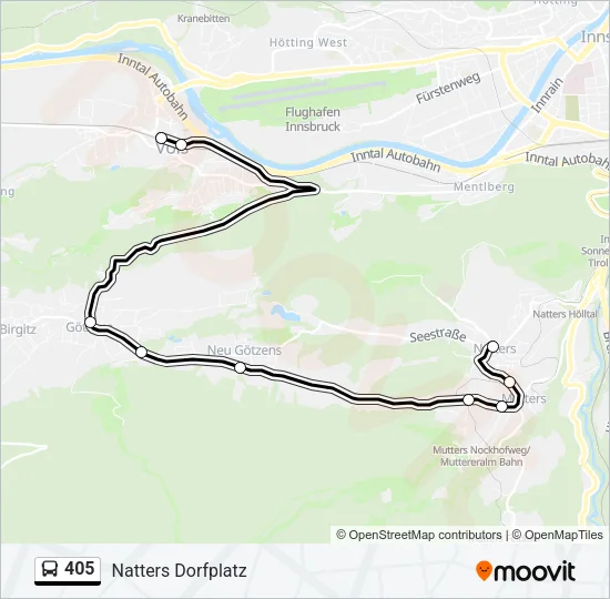 405  Line Map