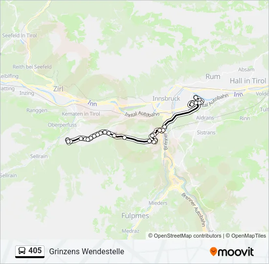 405  Line Map