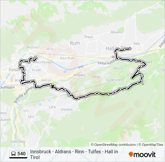 540  Line Map