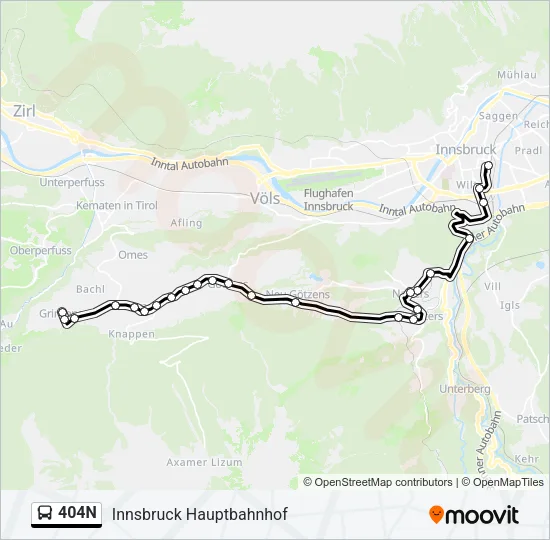 404N  Line Map