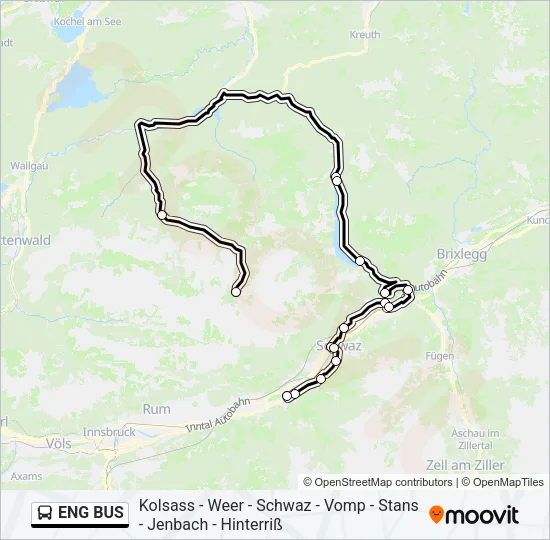 ENG BUS Bus Line Map