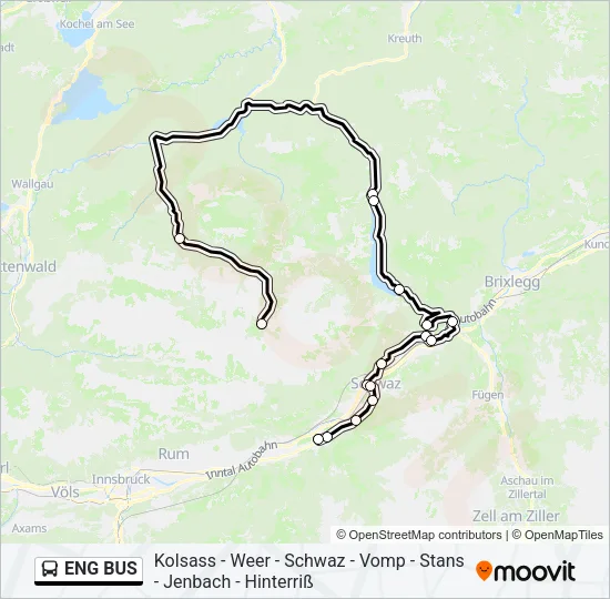 ENG BUS Bus Line Map