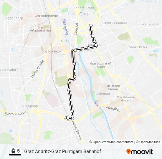 5 Light Rail Line Map
