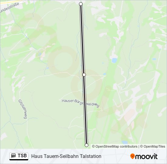 TSB funicular Line Map