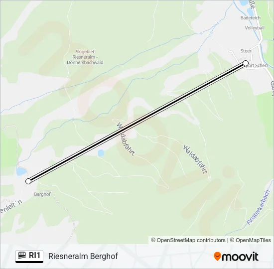 RI1 Funicular Line Map