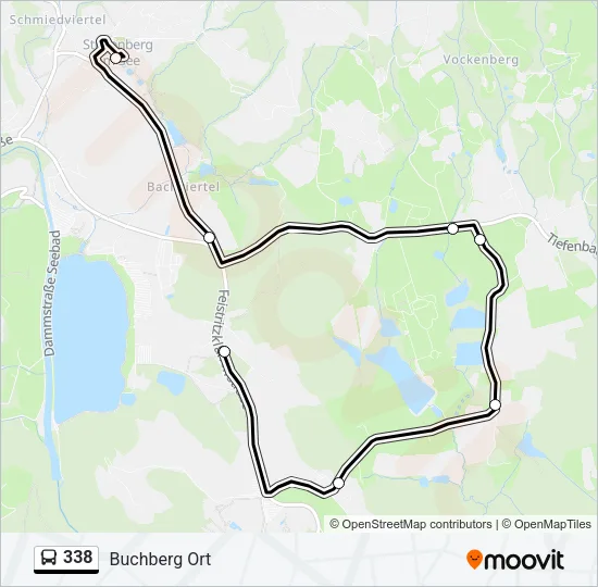 338 Bus Line Map