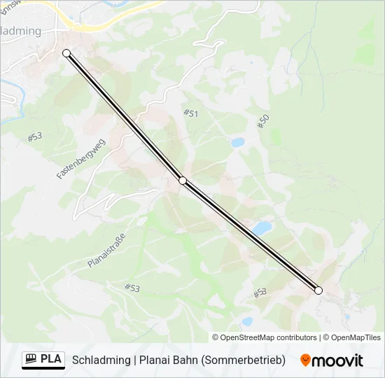 PLA Funicular Line Map