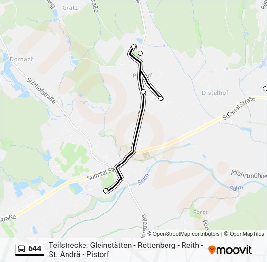 644 Route Schedules, Stops & Maps Pistorf Brückenwaage (Updated)