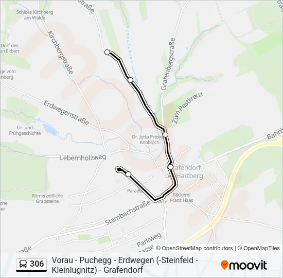 306 Bus Line Map