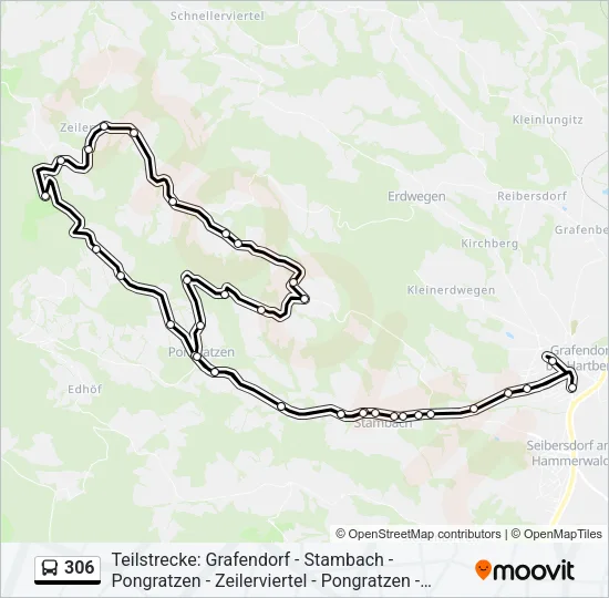 306 Bus Line Map