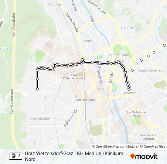 7 Light Rail Line Map
