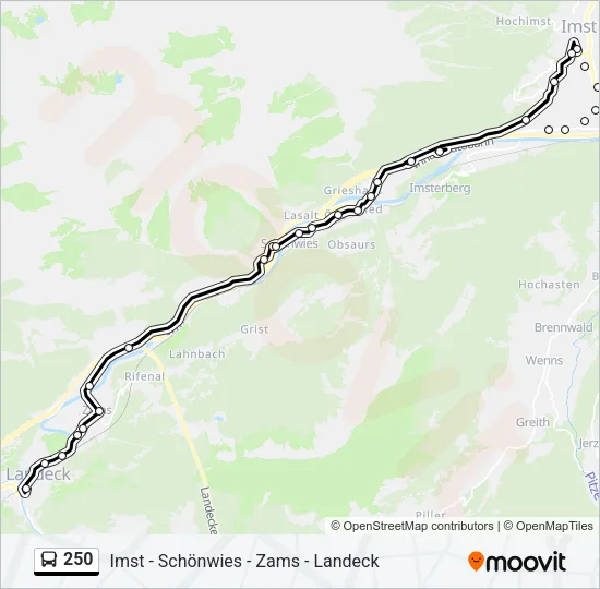 250  Line Map