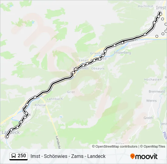 250  Line Map